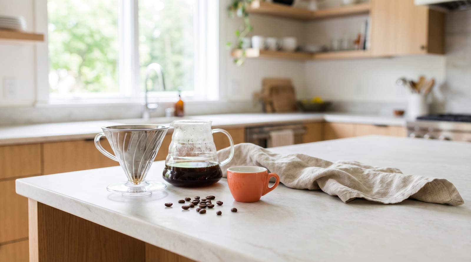 coffee and liver health — various brewing methods including pour-over and drip coffee