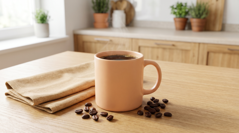 coffee and liver health benefits shown through warm morning coffee scene