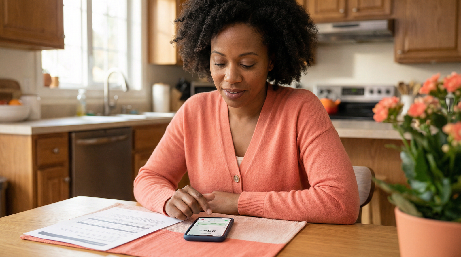 prediabetes dangerous risks explained — woman reviewing blood sugar test results at home