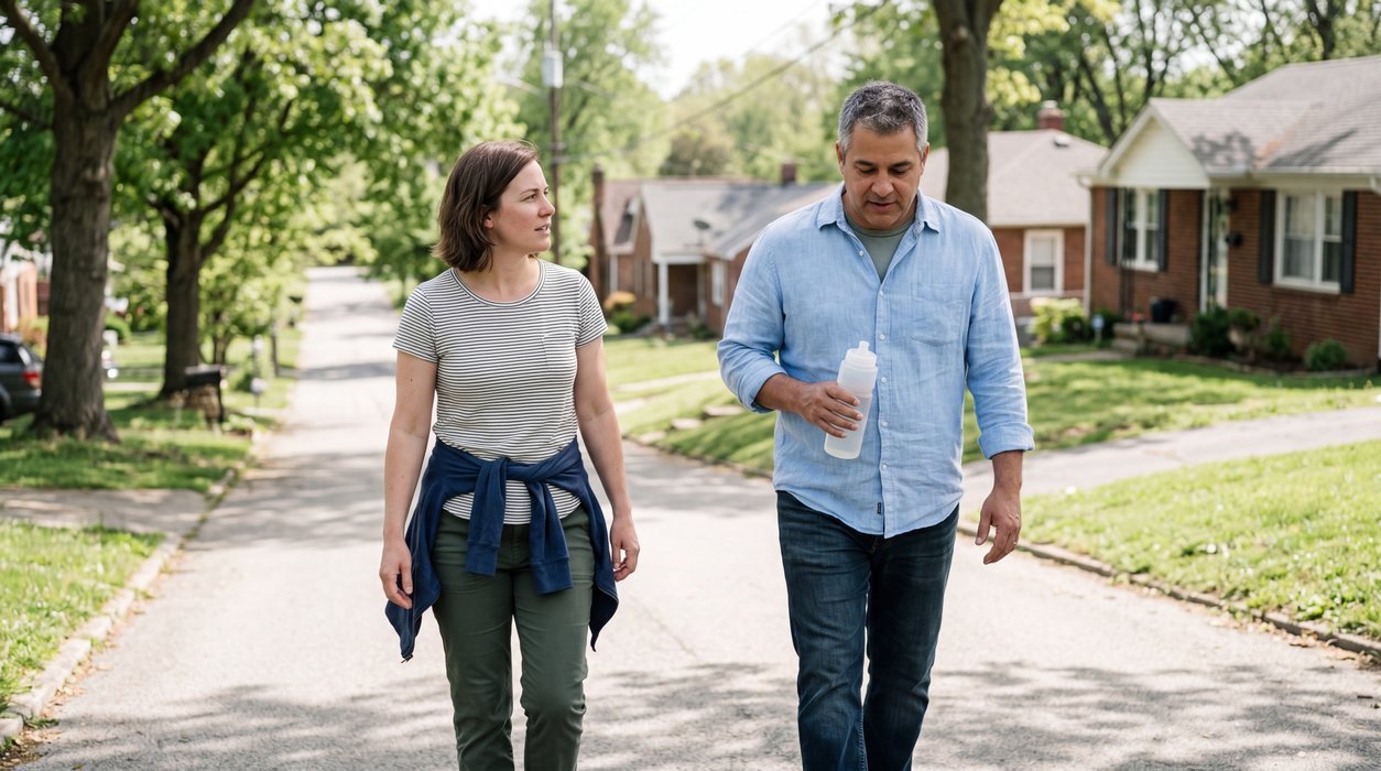 walking routine to support metabolic health alongside CoQ10 benefits