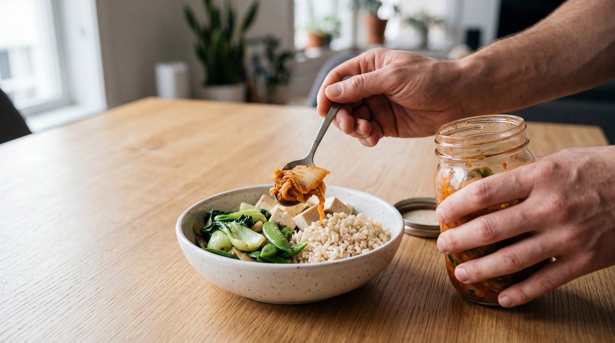 kimchi serving idea for fermented foods benefits and microbial diversity