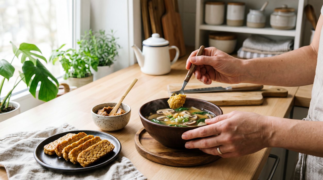 tempeh and miso as fermented soy foods for metabolic health