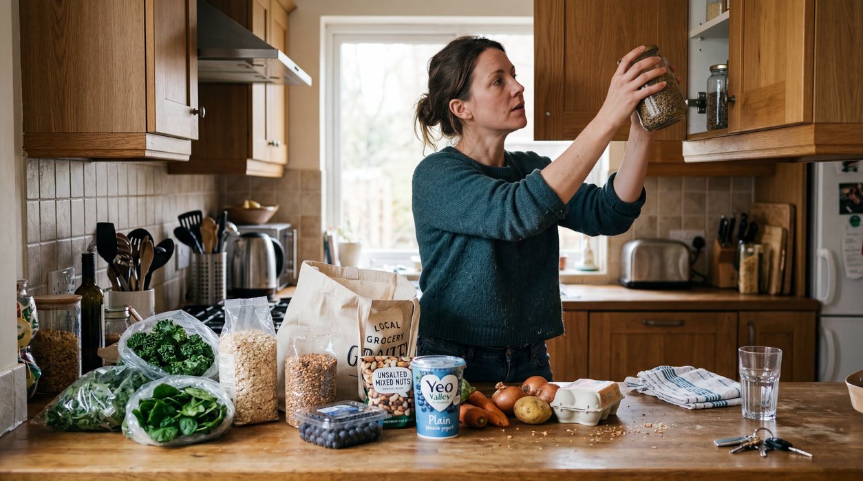 gut microbiome and blood pressure fiber foods unpacked in a real kitchen
