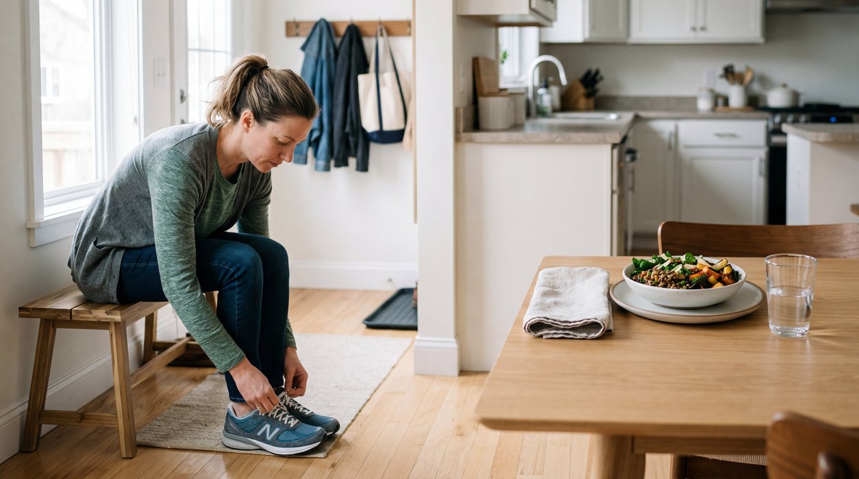 high insulin sensitivity habits after-meal walk and balanced lunch