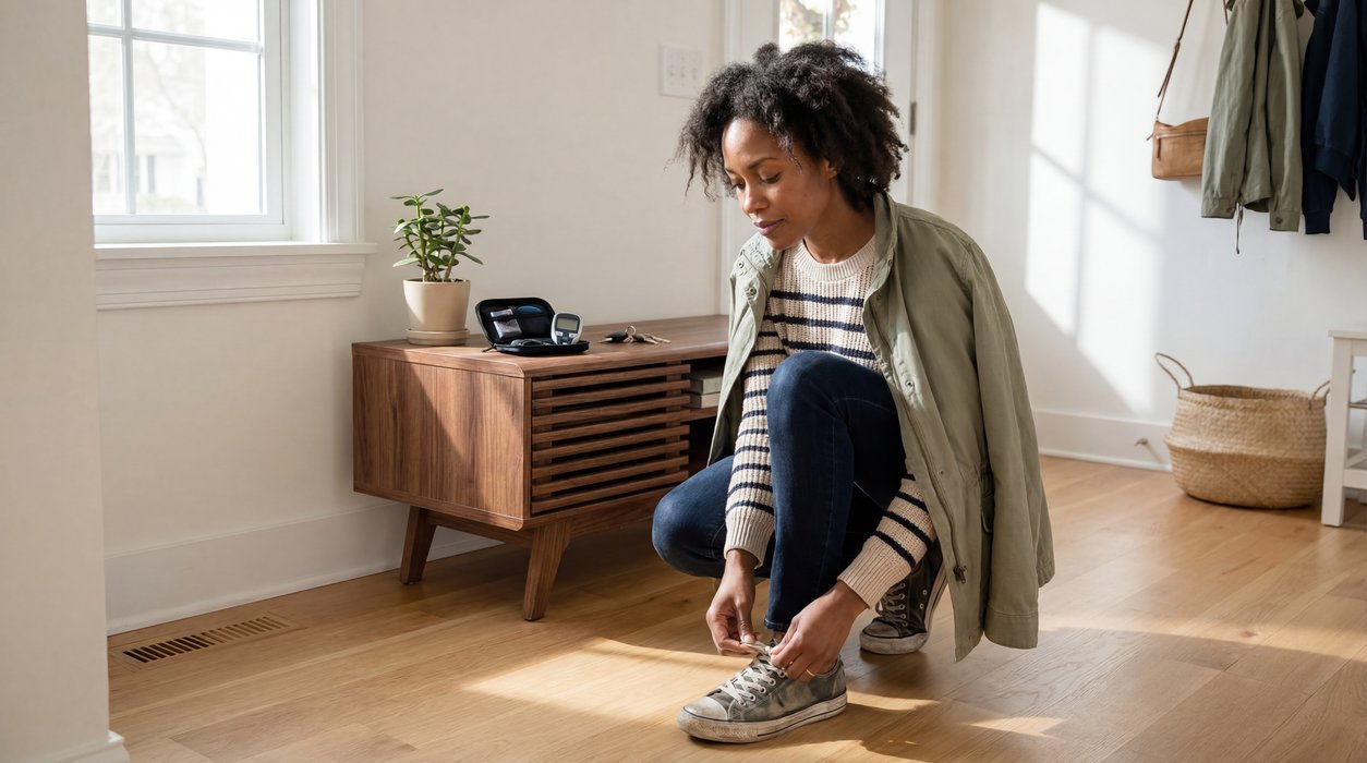 post-meal movement as part of a home test for insulin resistance