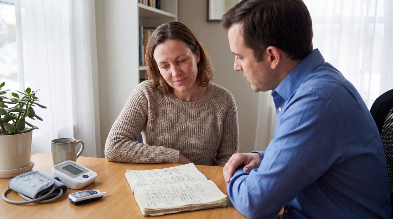 insulin resistance lab testing discussion in a calm healthcare visit