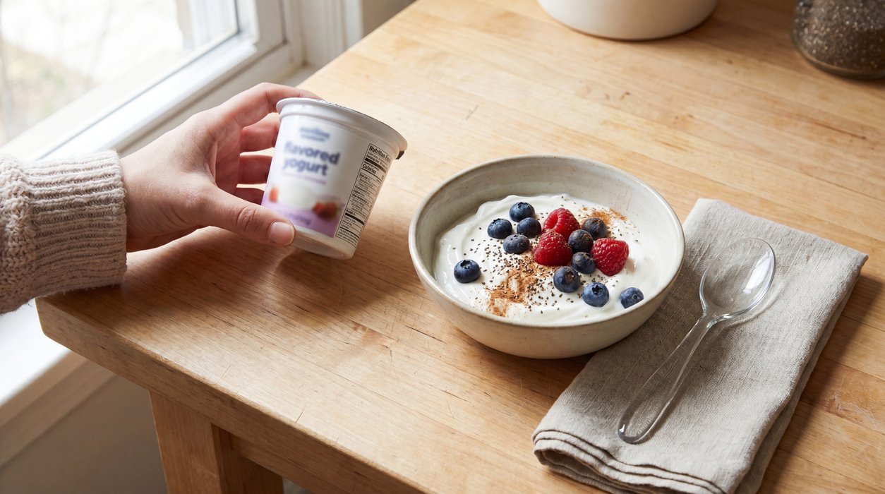 hidden sugar prediabetes yogurt label check with berries