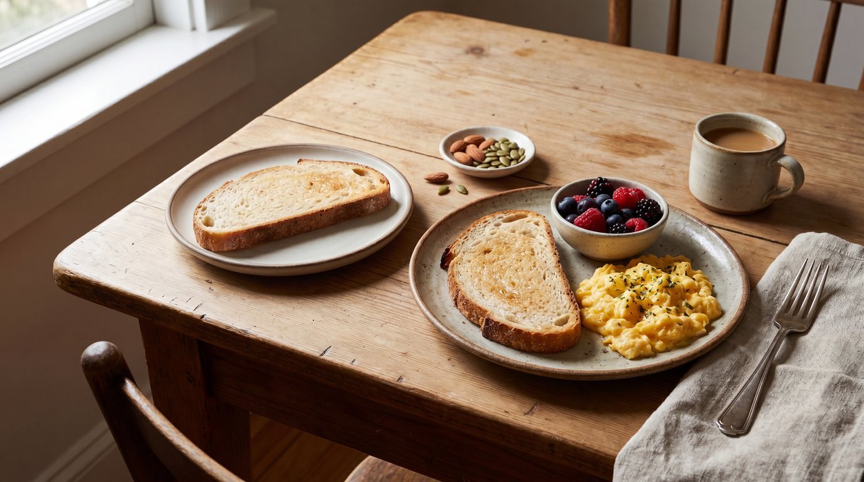 naked carbs paired with protein and fiber for steadier energy