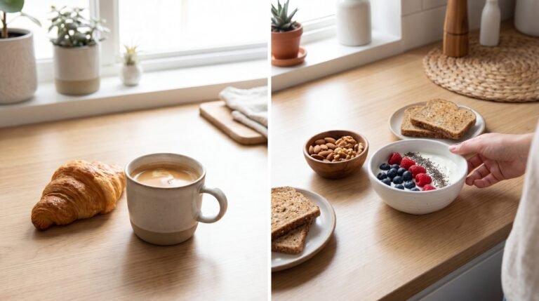 naked carbs paired with protein and fiber for steady energy