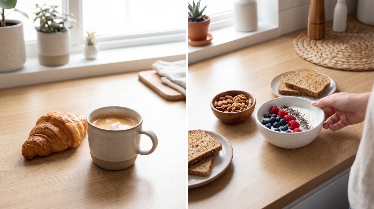 naked carbs paired with protein and fiber for steady energy