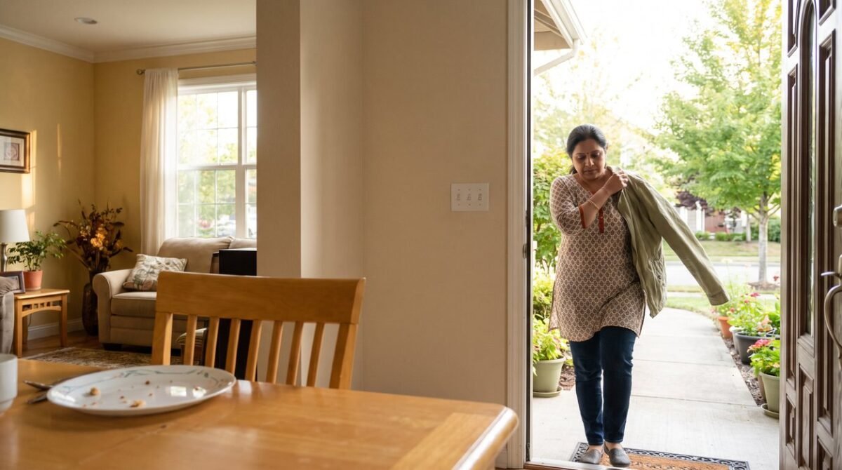 Woman taking a relaxed walk after dinner as part of a sustainable prediabetes routine