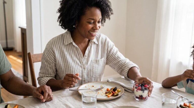 Blood sugar friendly desserts served in modest portions after a balanced meal
