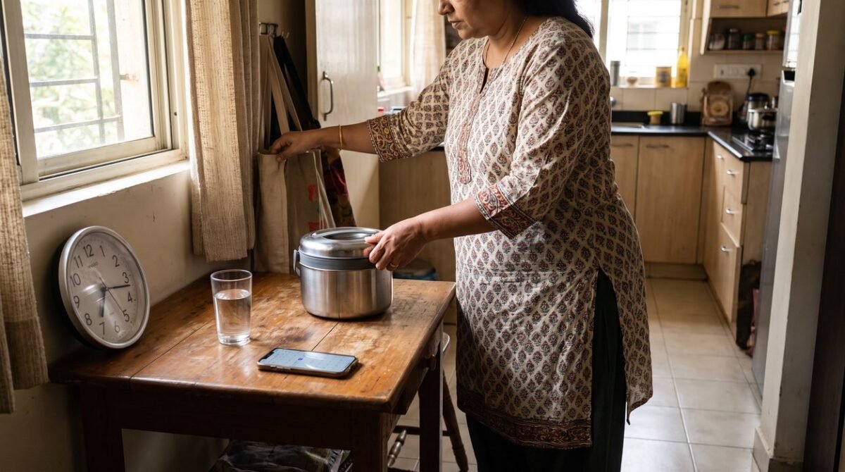 Woman preparing correctly for a fasting insulin and glucose blood draw