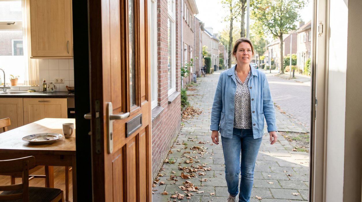 woman starting a short after-meal walk to support metabolic health