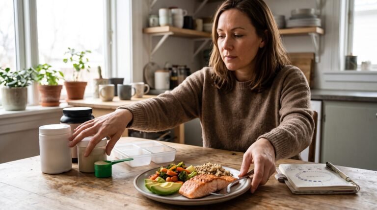 PCOS nutrition decision between restrictive supplement hype and a practical balanced meal